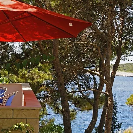 Beachfront Meneghello With Private Pool By The Sea In Hvar On *